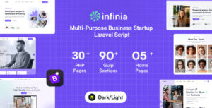 Infinia v1.0.5 - Multipurpose Business Consulting Startup Laravel Script - nulled - Scripts - Ceacer Nulled