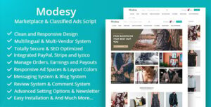 Modesy v2.5 - Marketplace & Classified Ads Script - nulled - Scripts - Ceacer Nulled