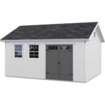 Handy Home Products Scarsdale 10x16 Do-It-Yourself Wooden Storage Shed- Does not Include Floor kit, Paint, or Roofing Shingles