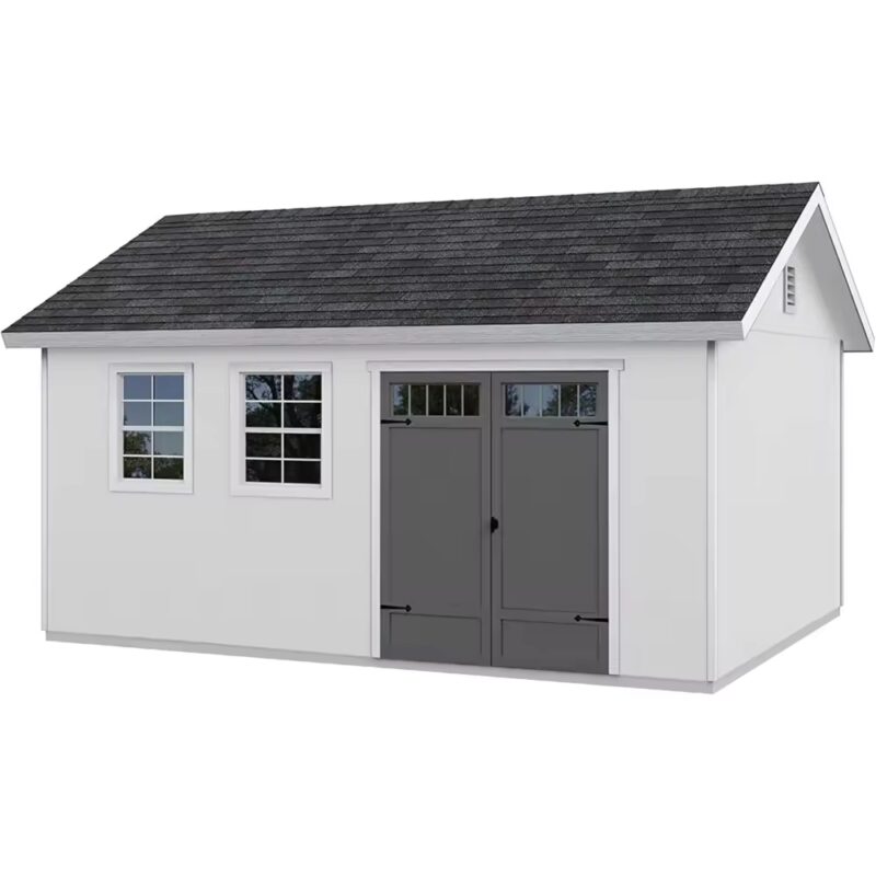 Handy Home Products Scarsdale 10x16 Do-It-Yourself Wooden Storage Shed- Does not Include Floor kit, Paint, or Roofing Shingles