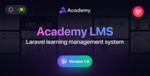 Academy LMS v1.6 - Laravel Learning Management System - nulled - Scripts - Ceacer Nulled