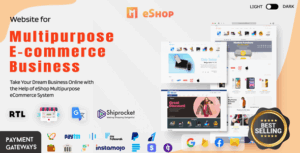 eShop Web v2.10.4 - Multi Vendor eCommerce Marketplace / CMS - nulled - Scripts - Ceacer Nulled