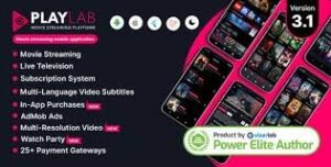 PlayLab v3.2 - Cross Platform on Demand Movie Streaming Mobile Application - nulled - Android - Ceacer Nulled