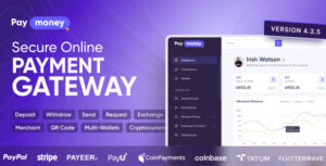 PayMoney v4.3.5 - Secure Online Payment Gateway - nulled - Scripts - Ceacer Nulled