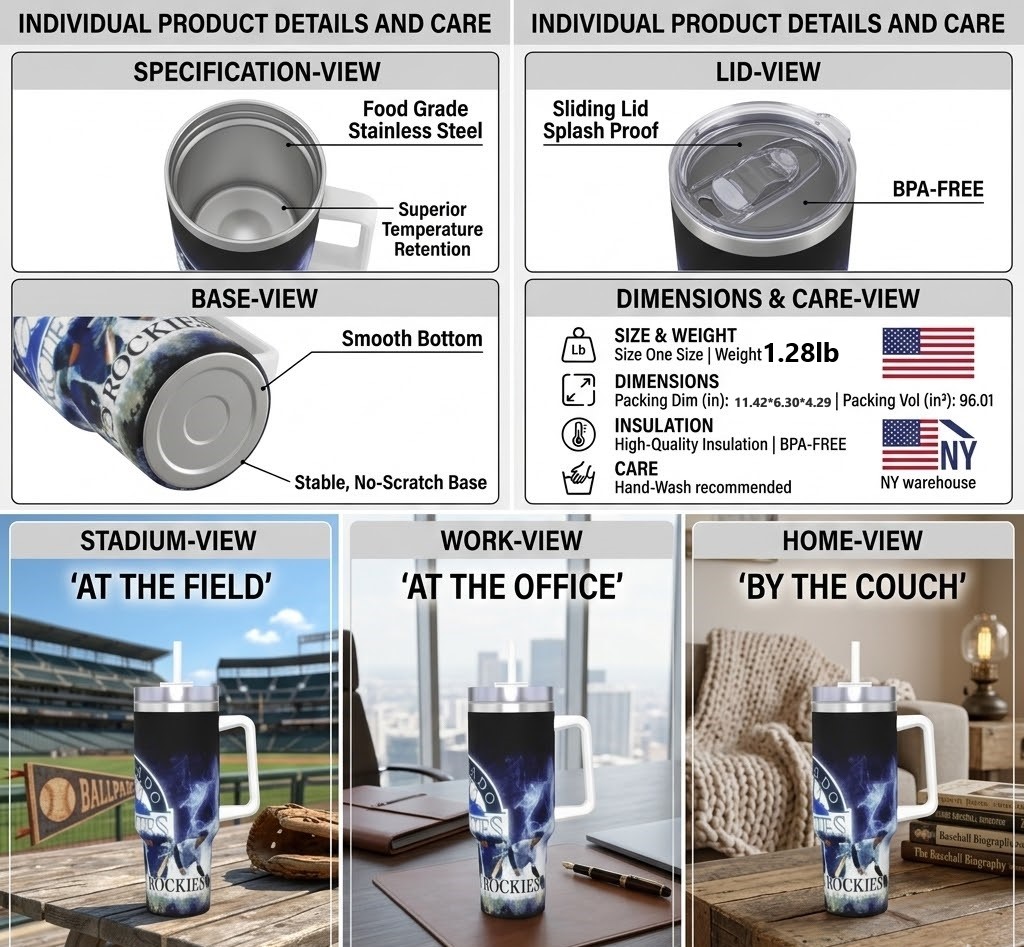 Custom 40oz Instant Mug with Handle (New York, USA, Warehouse 3) - Image 2