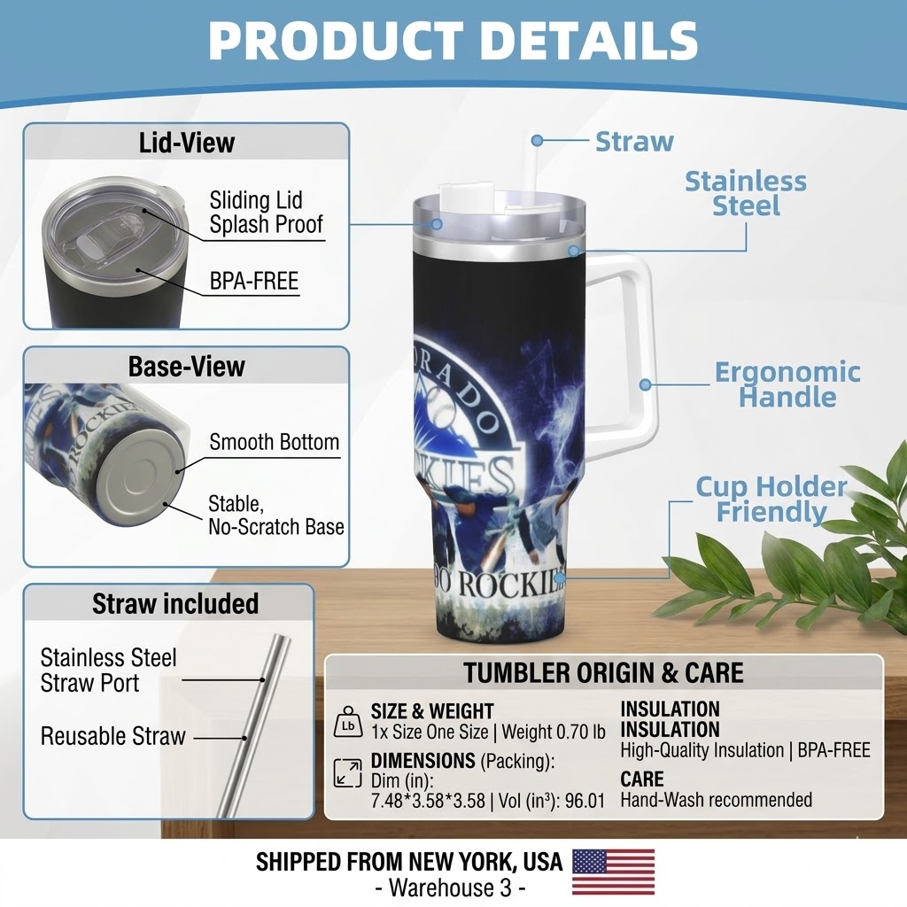 Custom 40oz Instant Mug with Handle (New York, USA, Warehouse 3) - Image 3